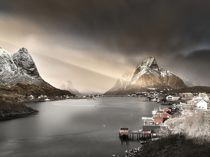 Norway Lofoten medium Format 150mpix  Reine-lofotenphoto preview