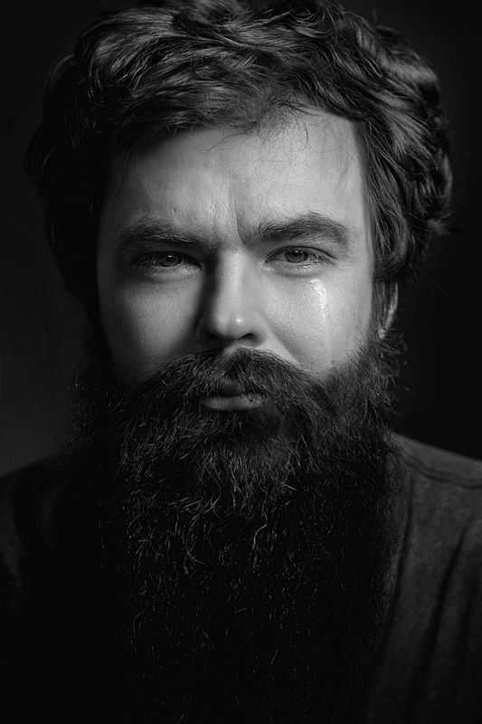 мужчина, портрет, чб, слезы, плачет, серия, глаза Психологphoto preview