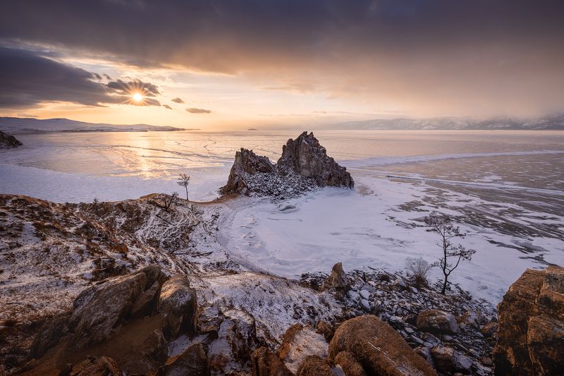 байкал, зима, лед, иркутская область Дух  Байкала фото превью