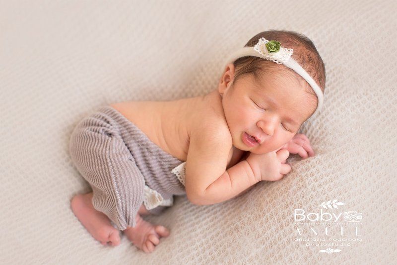 новорожденная, newborn, девочка, спит Эстерphoto preview