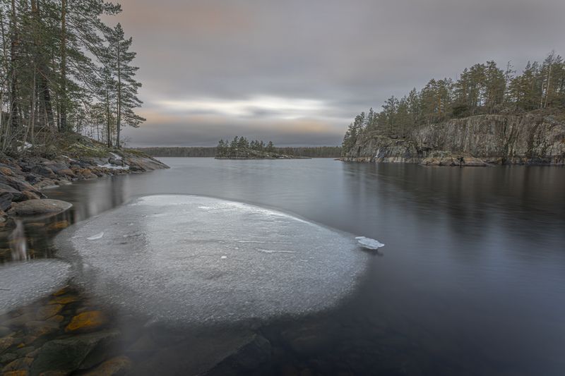 Незимняя зимняя Ладогаphoto preview