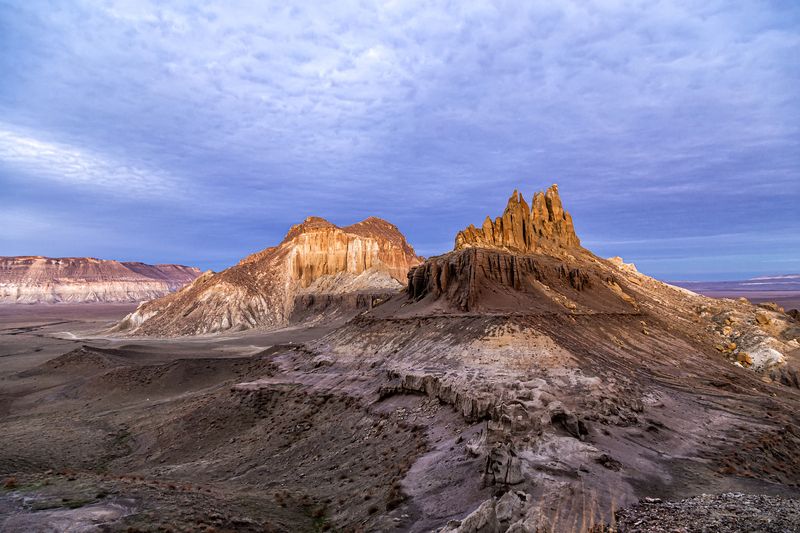 Айракты, Бозжира, Кокосем, Кокесем, Казахстан, Мангистау, Каньон, Тузбаир, отражение, Клыки, Корабль, Бокты, Лензбол, Арка, Закат, рассвет, день, пейзаж, долина шаров, яйца динозавров, Шергала, Тетис, Тирамису, Устюрт, Национальный парк, нацпарк, тучи, об Айрактыphoto preview