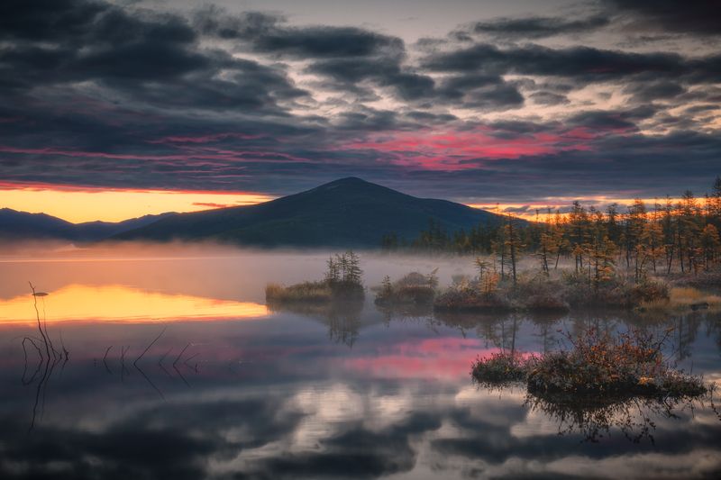 озеро, джека, лондона Тревожное утро...photo preview