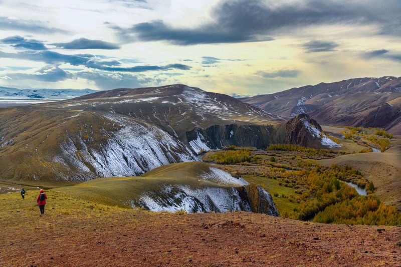 осень, горы Осенний пейзажphoto preview