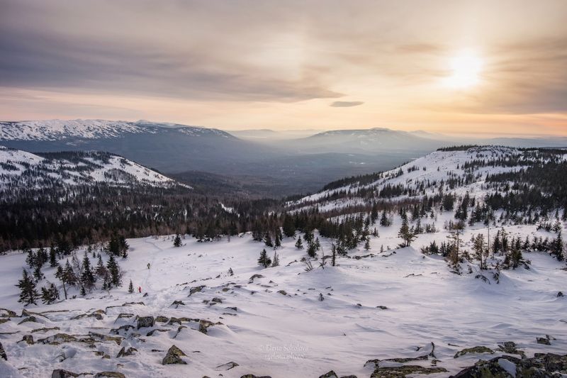 уван, горы, зима, фототур, зюраткуль, пейзаж Большой Уван фото превью