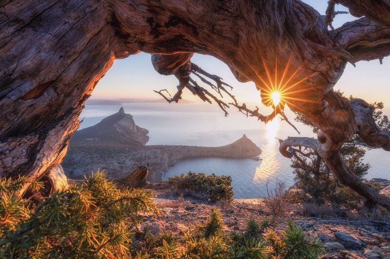 крым, новый свет, судак, пейзаж, рассвет, горы, море, landscape, crimea Утро на Караул-Обаphoto preview