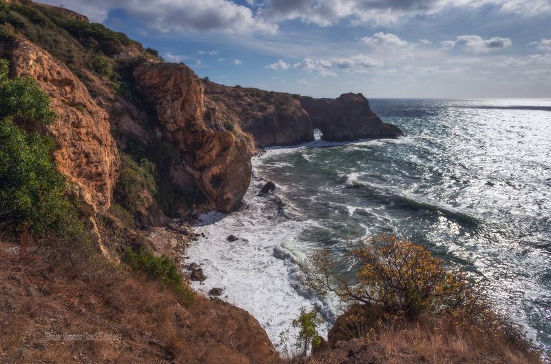 севастополь, крым, seascape, пейзаж, crimea, landscape, морской пейзаж, фиолент, грот дианы У Грота Дианыphoto preview