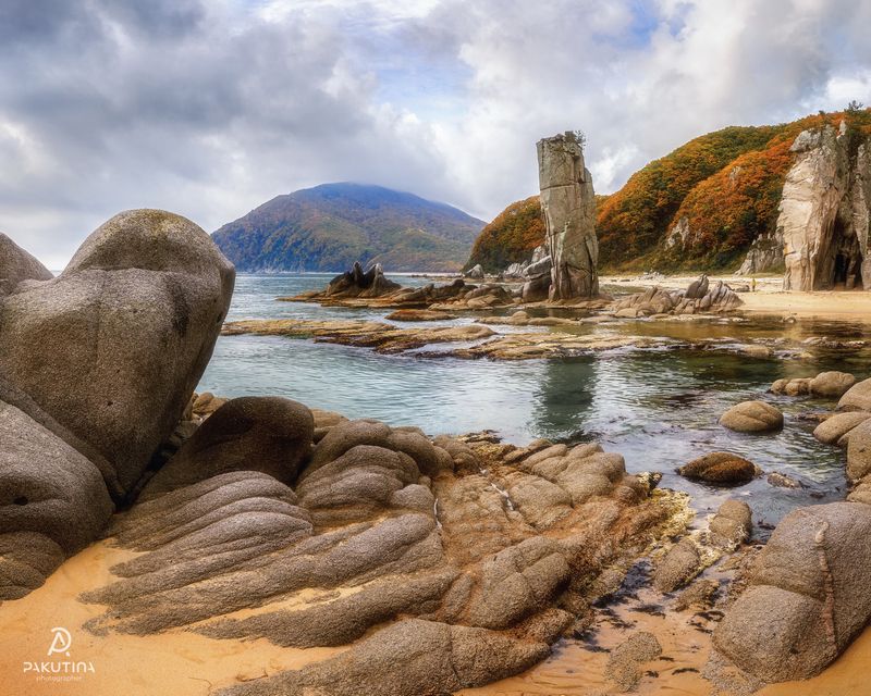 приморский край, лазовский заповедник, приморье, пейзаж На берегу Японского моряphoto preview