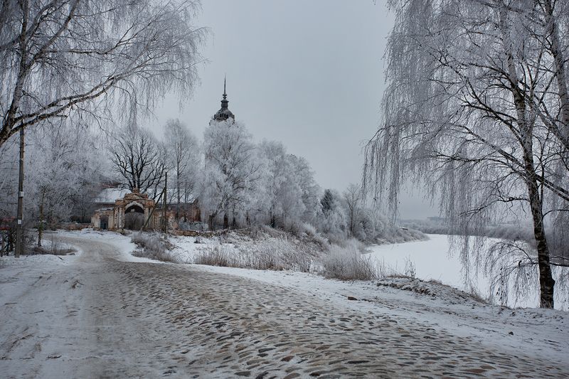 зима, вологда, иней, прилуки Зима в Прилуках фото превью