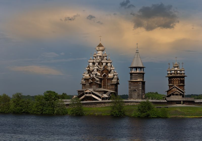 онежское озеро, онега, кижи, карелия, остров, русский север, деревянное зодчество Кижи фото превью
