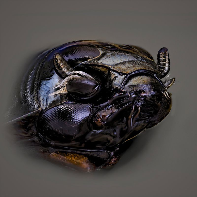 coleoptera, gyrinus natator, вертяк Вертякphoto preview