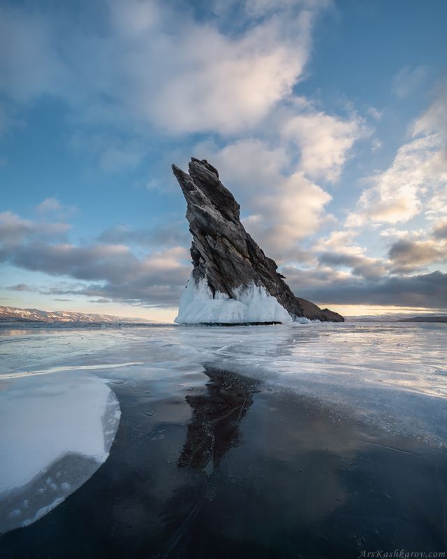 зимний байкал, байкальский лед, ольхон, малое море, чистый лёд, огой, мыс дракон \