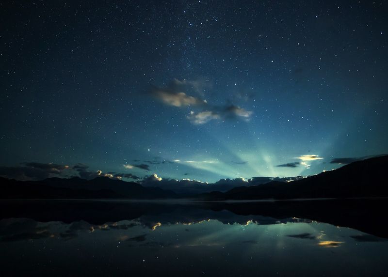 Восход луны, Катон Карагай, Казахстанphoto preview