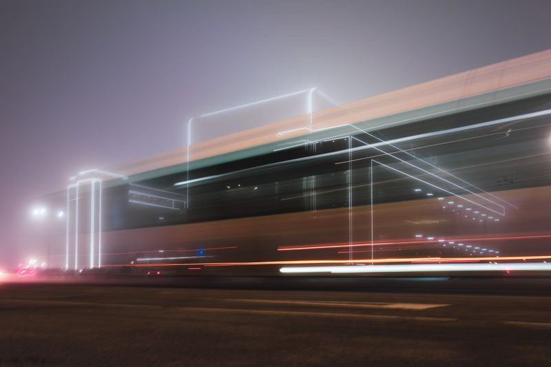 theatre, lights, longexposure, night, traffic, Театр им Горького. Ростов на Дону.photo preview