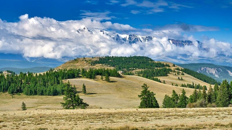 пейзаж, горы, облака, лето, Горный Алтай  Северо Чуйский в облаках photo preview