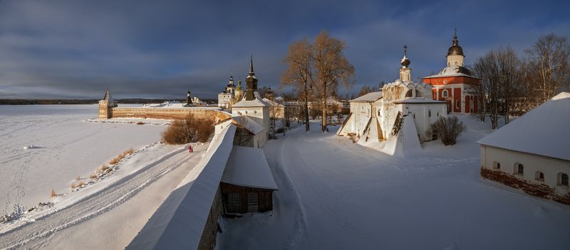 кириллов, кирилло-белозерский монастырь, зима, солнце, вологодская область Красавица зимаphoto preview