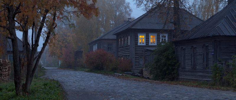 каргополь, архангельская область, осень В уездном городе Кphoto preview
