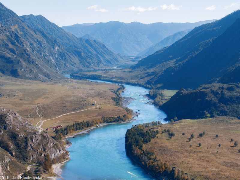 алтай, осень, горный алтай, катунь Катуньphoto preview
