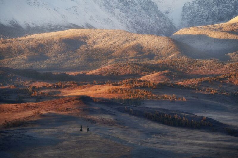 утро рассвет горы алтай ***photo preview