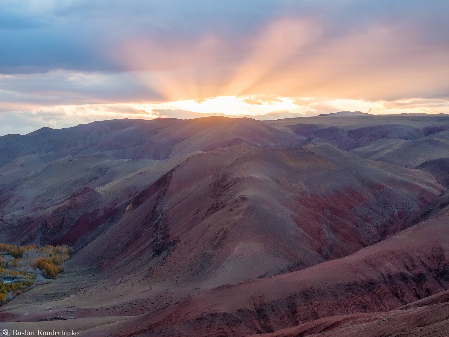 алтай, осень, горный алтай, кызылшин, долина реки кызылшин, кокоря, Кондратенко Руслан