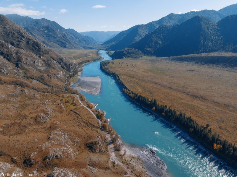 алтай, осень, горный алтай, катунь Катуньphoto preview