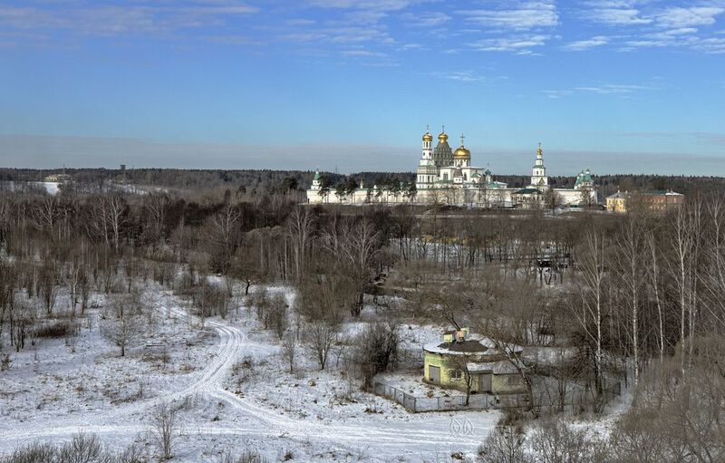 храмовый, комплекс. Февраль - но снег чуток был. фото превью
