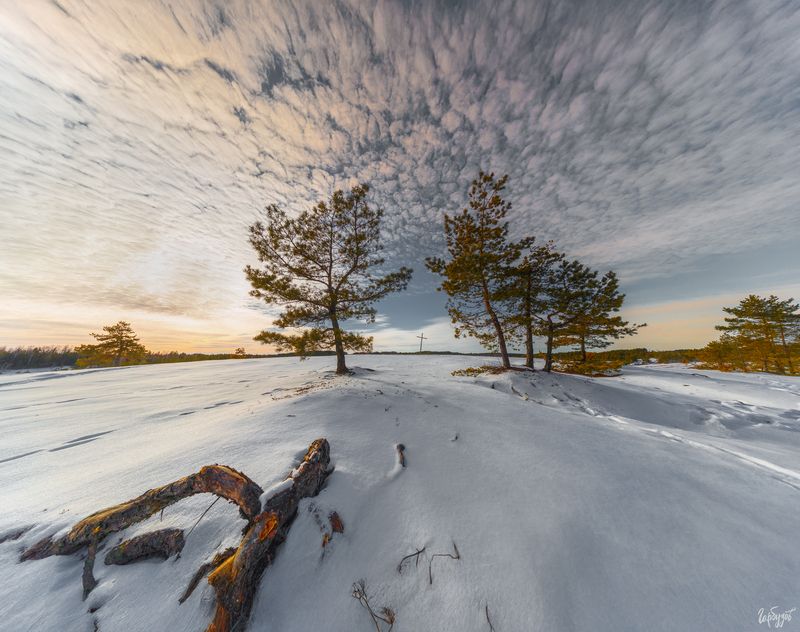 Зимние краски суворовского карьера БАМ.photo preview