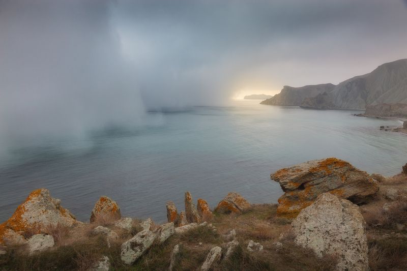 крым, пейзаж, туман, закат, фототур Непогодаphoto preview