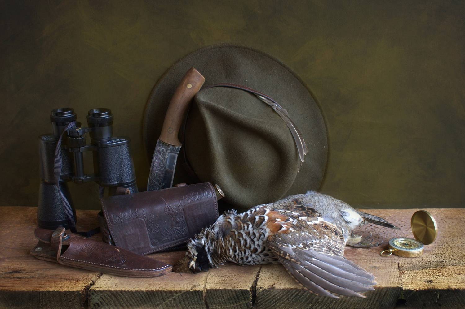 С рябчиком (второй вариант). Автор: Хохлова (Ермохина) Наталья , Хохлова (Ермохина) Наталья