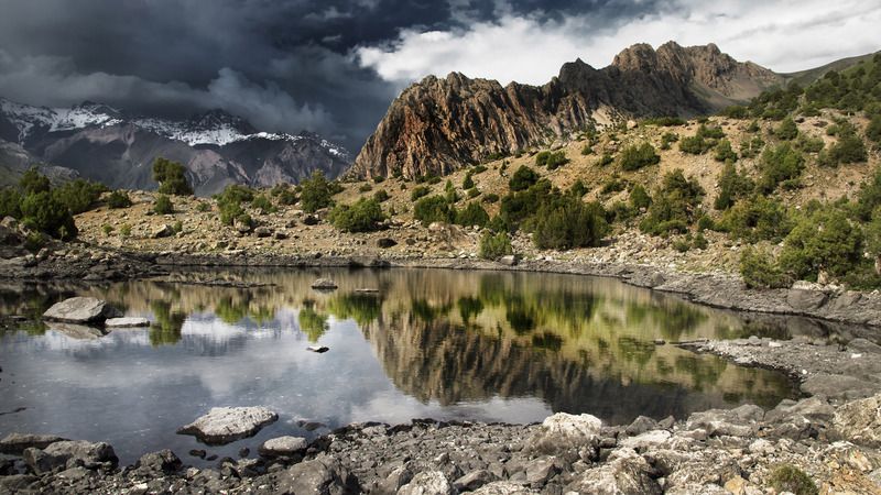 Озеро Алаудин (гитара) Таджикистан Фансккие горыphoto preview