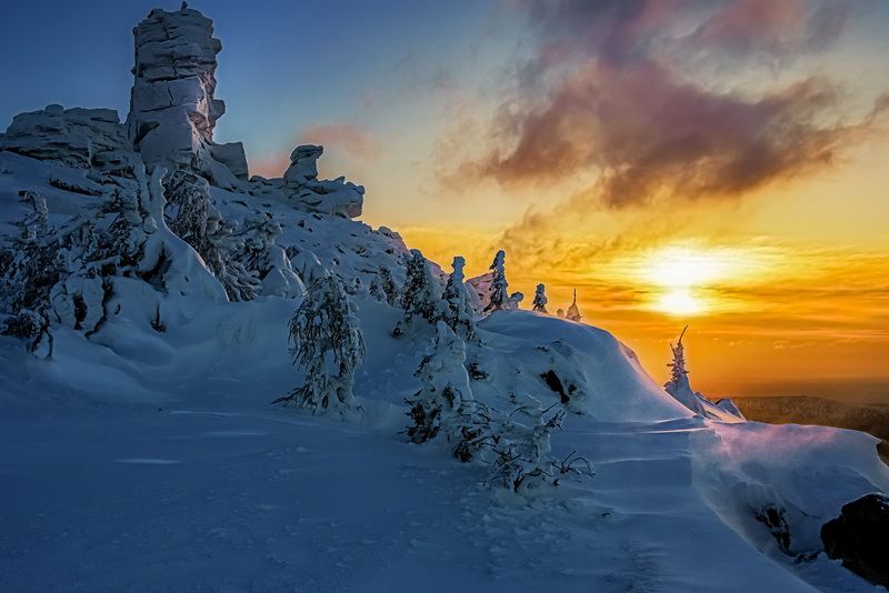 урал, горы, зима, колчим Колчим.photo preview