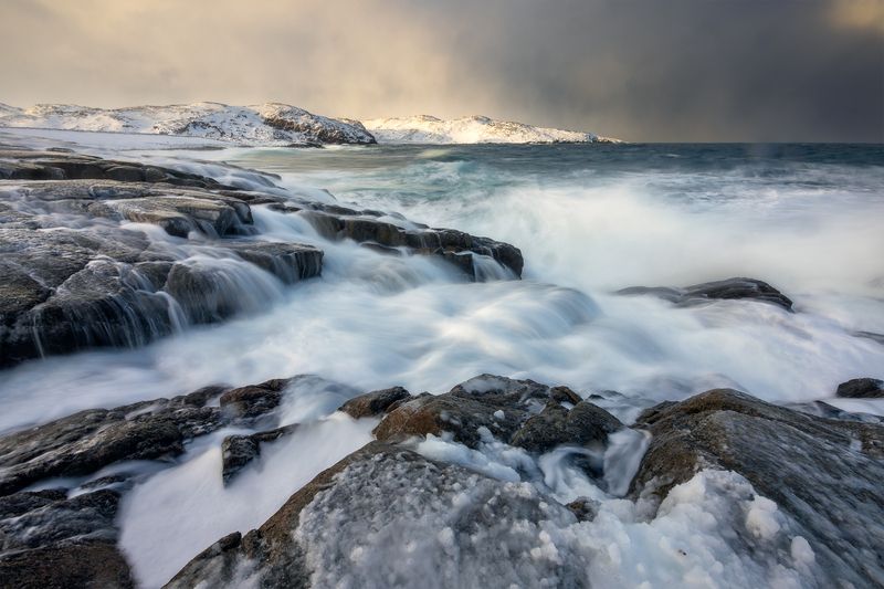 кольский, териберка, мурманск, баренцево море, шторм, море Шторм на Баренцевом мореphoto preview