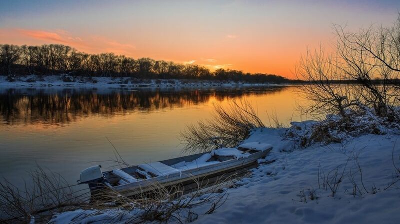 И вспыхнул закат.photo preview