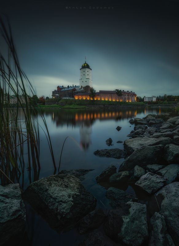 выборг, дождь, замок, город, россия Дождливый Выборгphoto preview