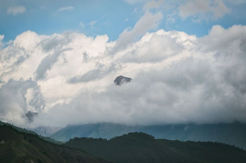 chegem, caucasus, rock, landscape, peak, nature, mountains, clouds,  top, landscape, Чегем.photo preview