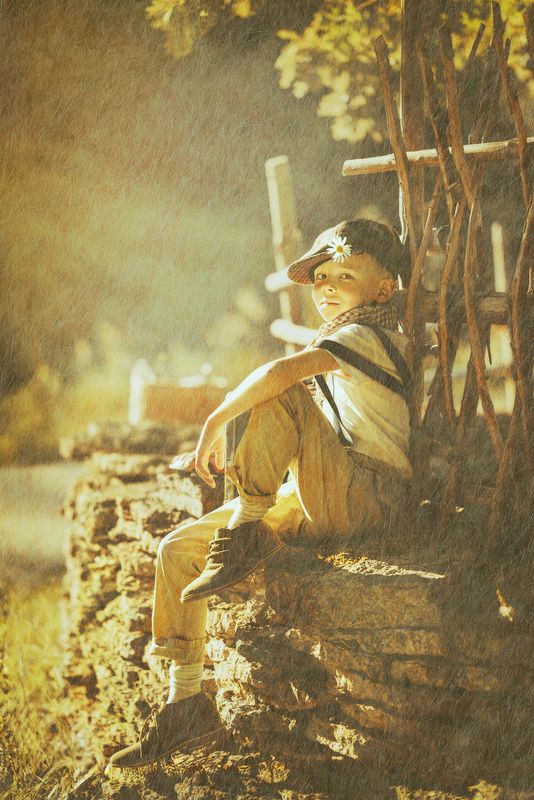 лето детский портрет Мишаphoto preview