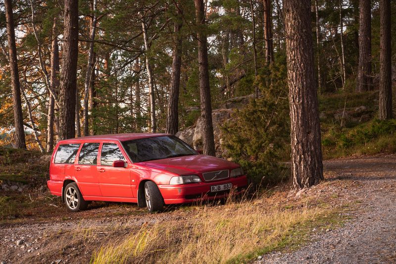 Volvo, Швеция, природа, лес В шведской глубинкеphoto preview