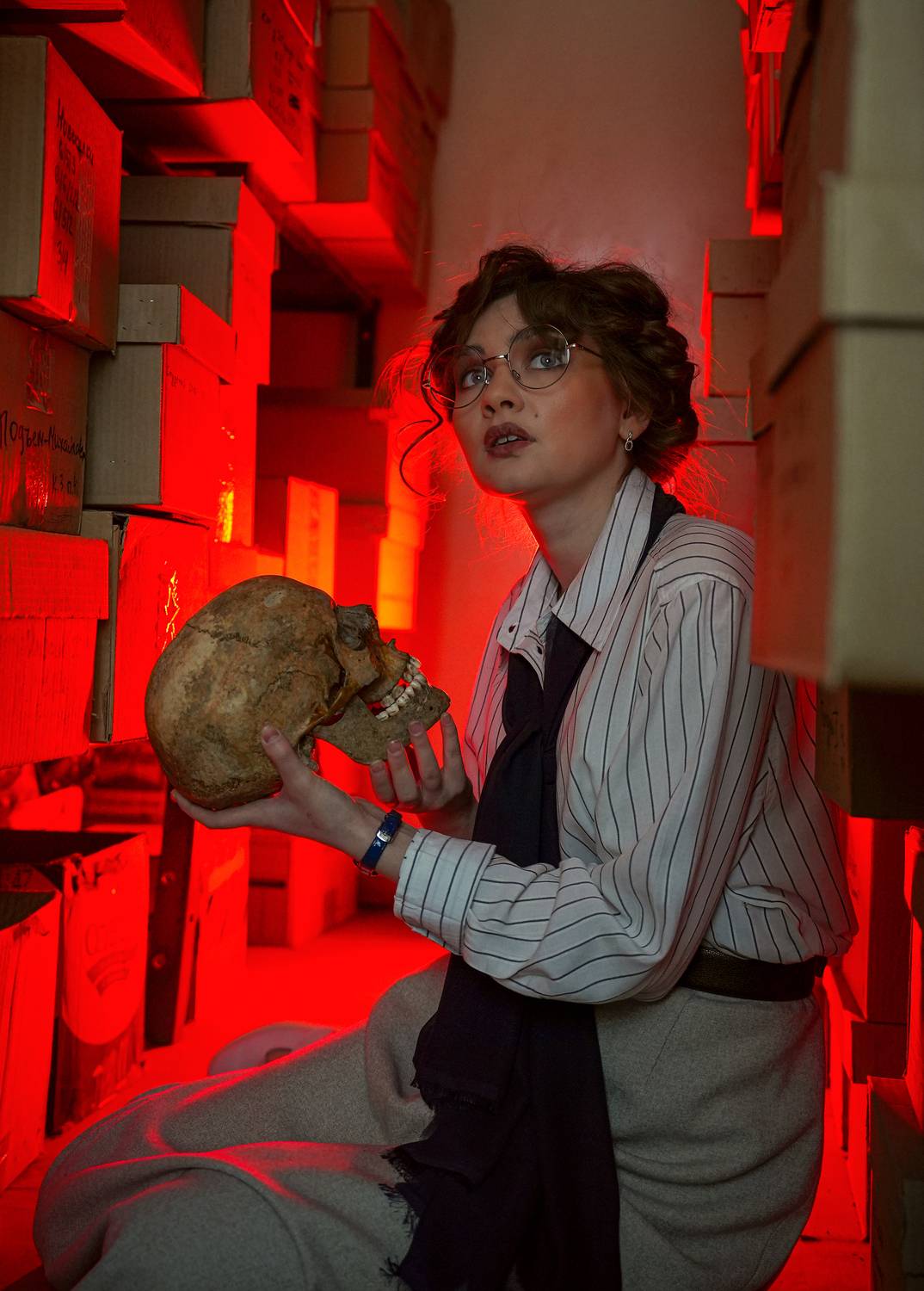 девушка, наука, череп, антропология, Екатерина Лобанова