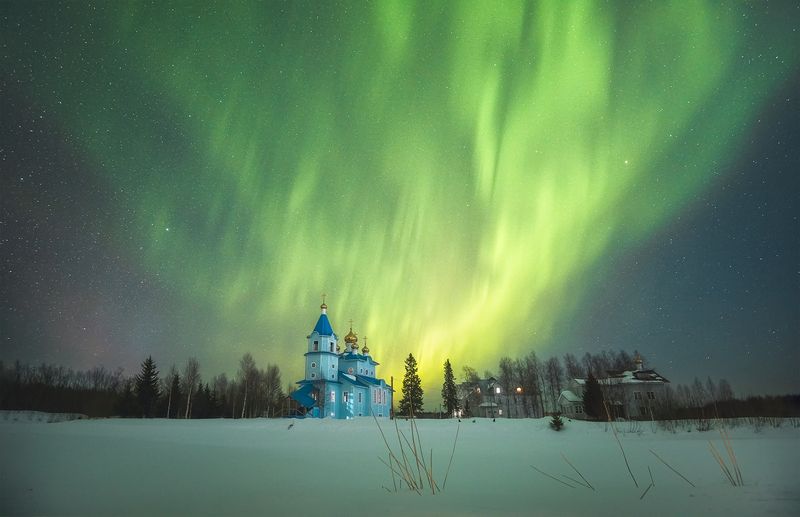 Северное сияние в Радовоphoto preview