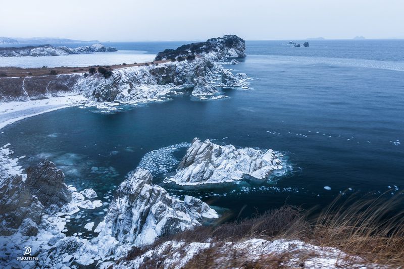 пейзаж, японское море, зима Японское море зимойphoto preview