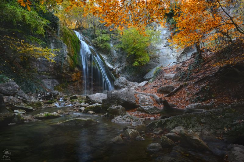 крым, джур_джур, фототур в крым, осенний лес, водопад Джур-Джурphoto preview