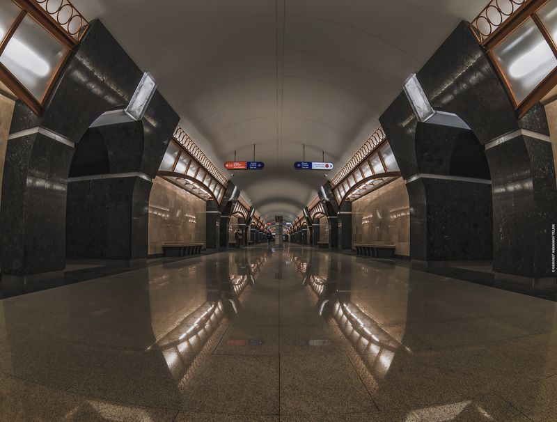 метро, вестибюль, Санкт-Петербург, город, архитектура Горный институтphoto preview