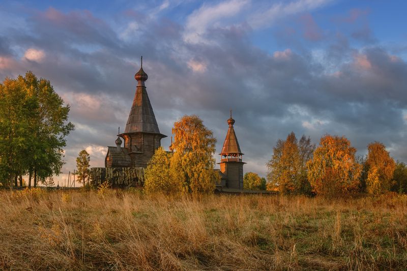 Филипповская Утро. Осень. Кенозерье... фото превью