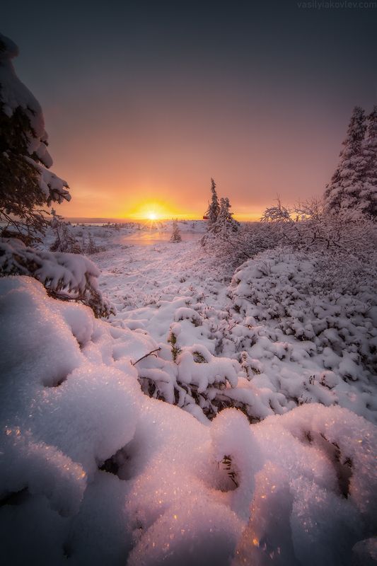 кольский, фототур, яковлевфототур, териберка, северноесияние, арктика Закат на Волосяной сопкеphoto preview