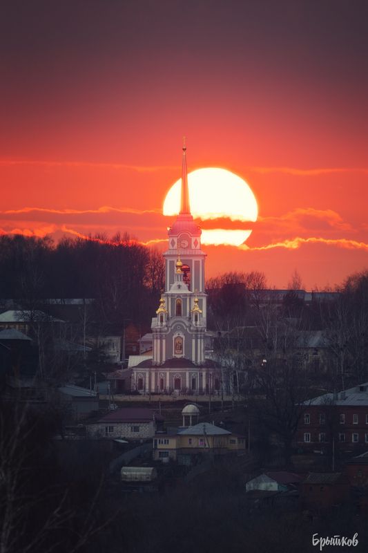 крапивна. закат. photo preview