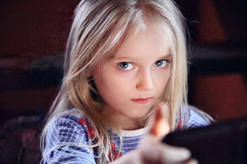 портрет, детство, ребенок, девочка Портрет дочки фото превью