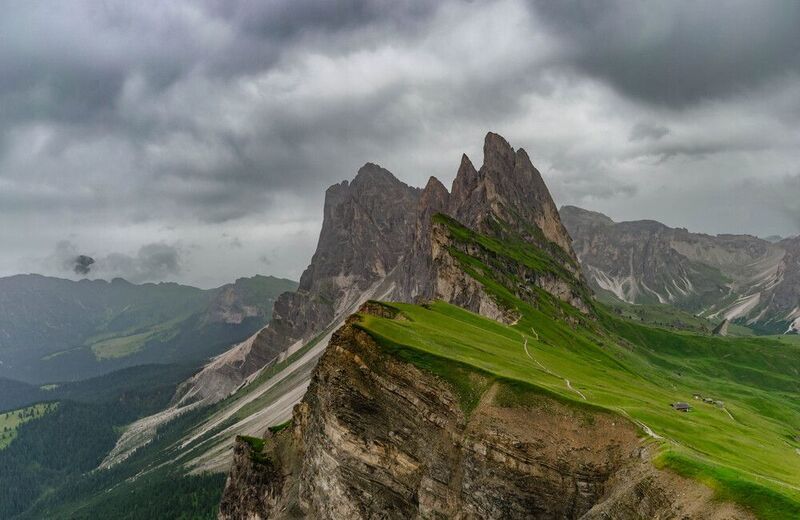 alp, alps, alpen, dolomiti, dolomites, italy, mountain, seceda, горы, sky, cloud, небо, облака, mountains, landscape, пейзаж Secedaphoto preview