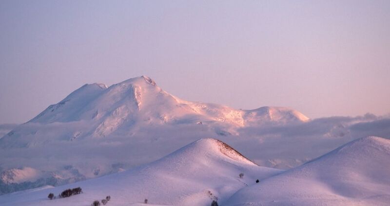 эльбрус, зима, снег, мороз, гумбаши, карачаево-черкесия, пейзаж, холмы, горы, хребет ИЗ ЗИМНЕГОphoto preview
