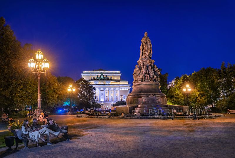 санкт-петербург, петербург, сквер екатерины, екатерина вторая Екатерина Великаяphoto preview