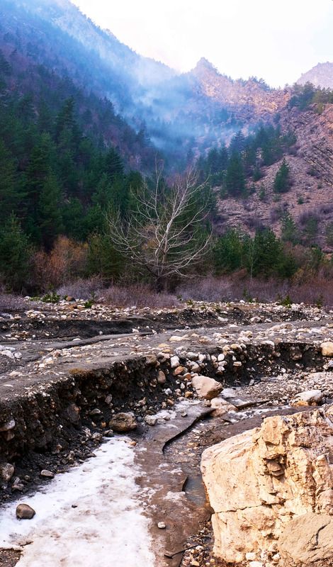 Горный пожар Карадахская Теснина Дагестан Горный пожар фото превью